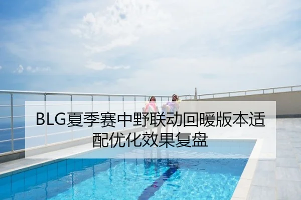 BLG夏季赛中野联动回暖版本适配优化效果复盘